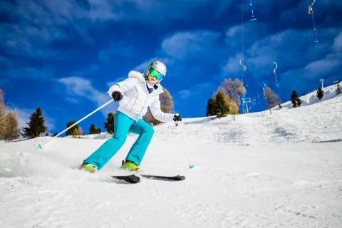 Chalets in de bergen en wintersport